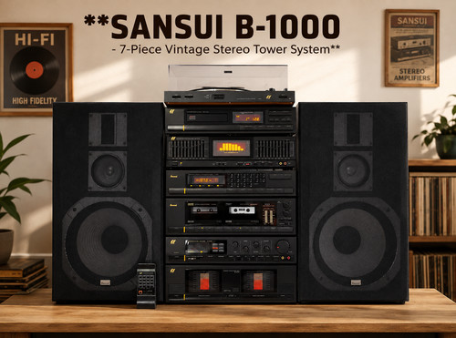 Sansui 1000 hifi tower - sansui,